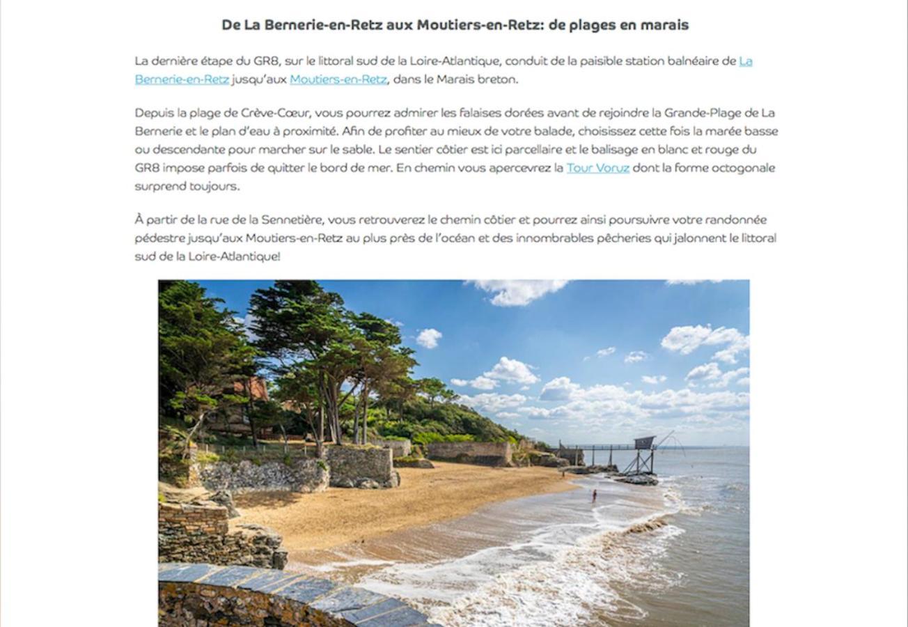Maison Familiale La Baie 10 Ps En Cote De Jade ラ・ベルヌリー・アン・レッツ エクステリア 写真